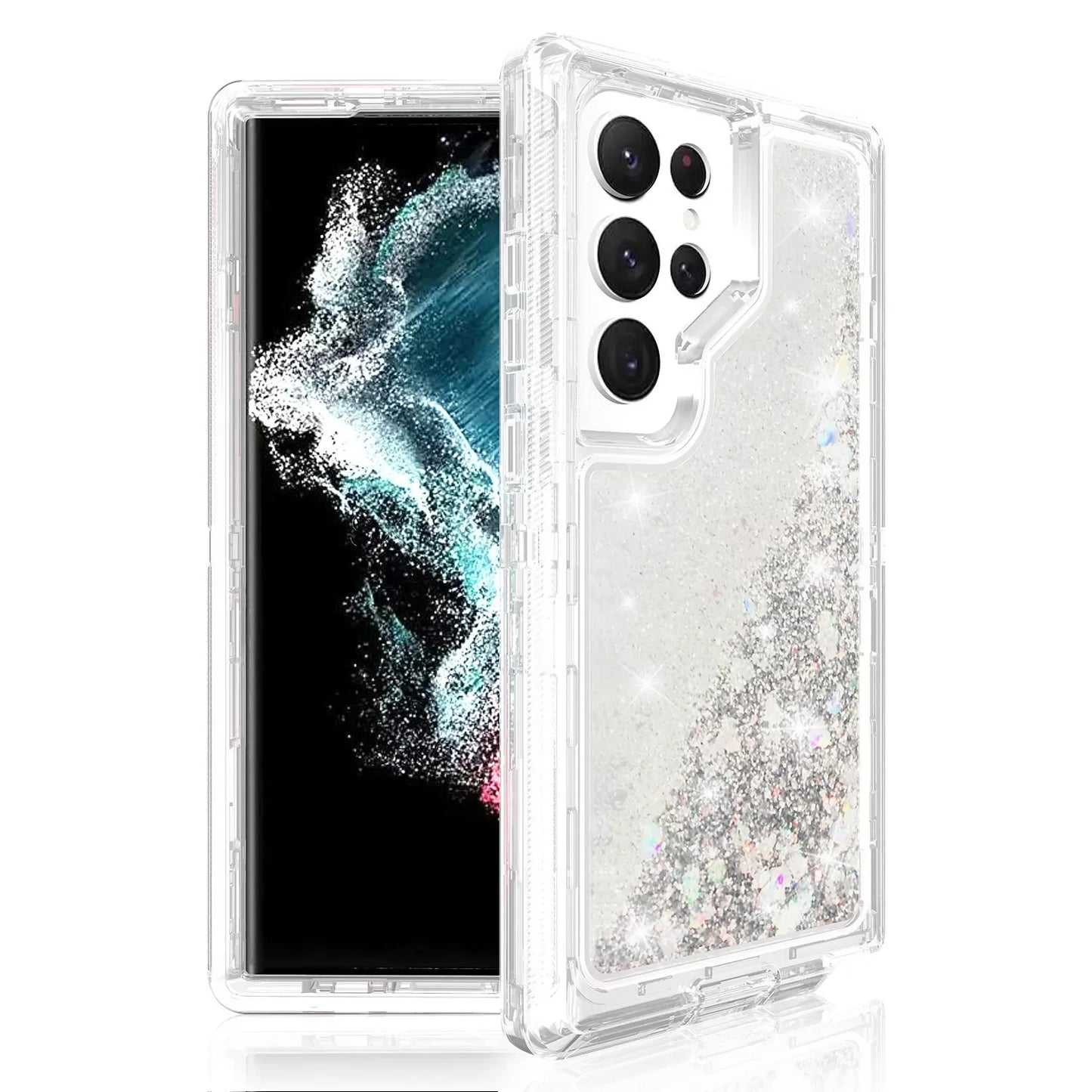 Glitter Quicksand 3 Layer Phone Case