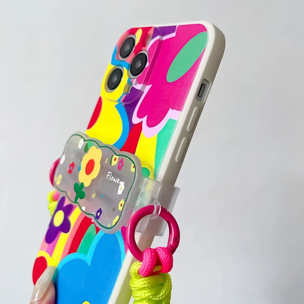 Love & Happiness Lanyard Crossbody Case