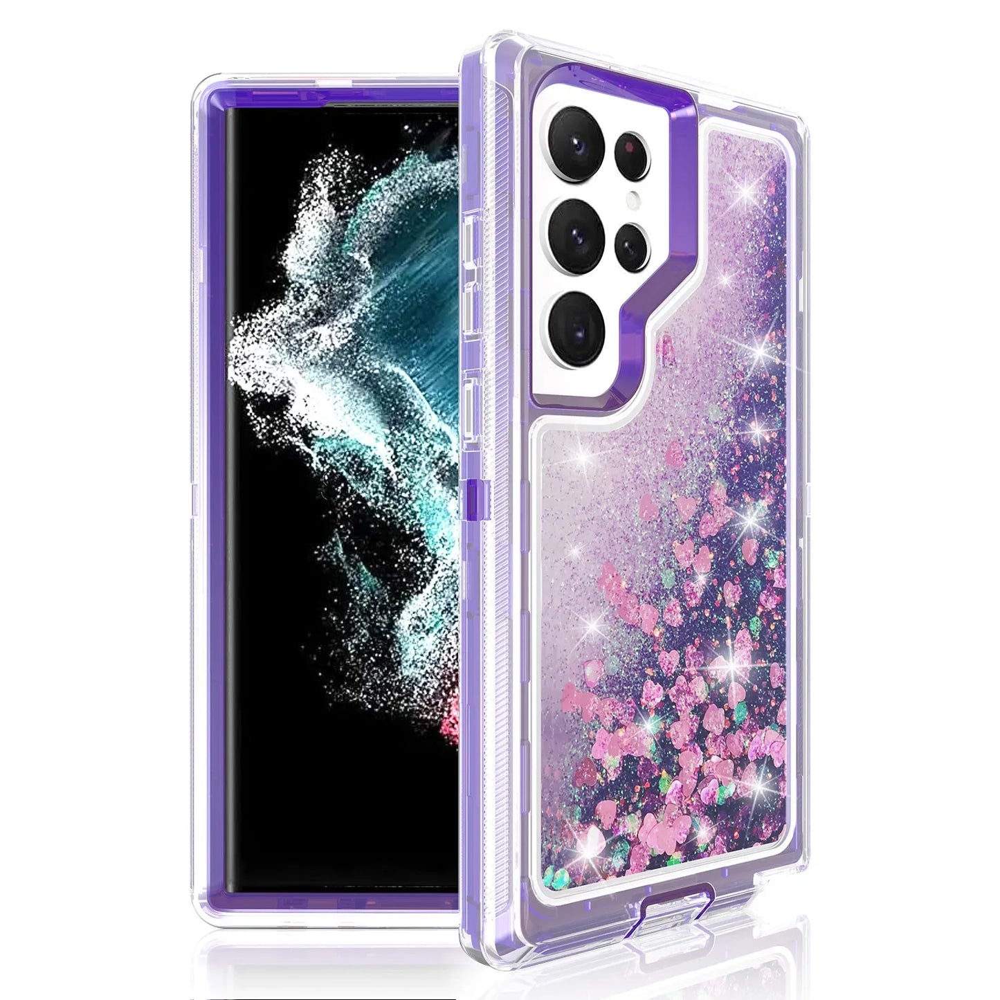 Glitter Quicksand 3 Layer Phone Case