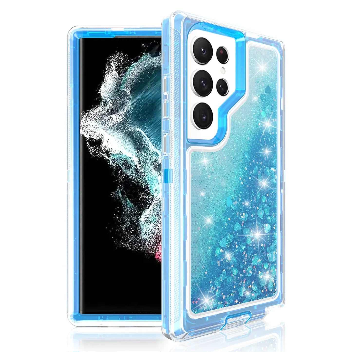 Glitter Quicksand 3 Layer Phone Case