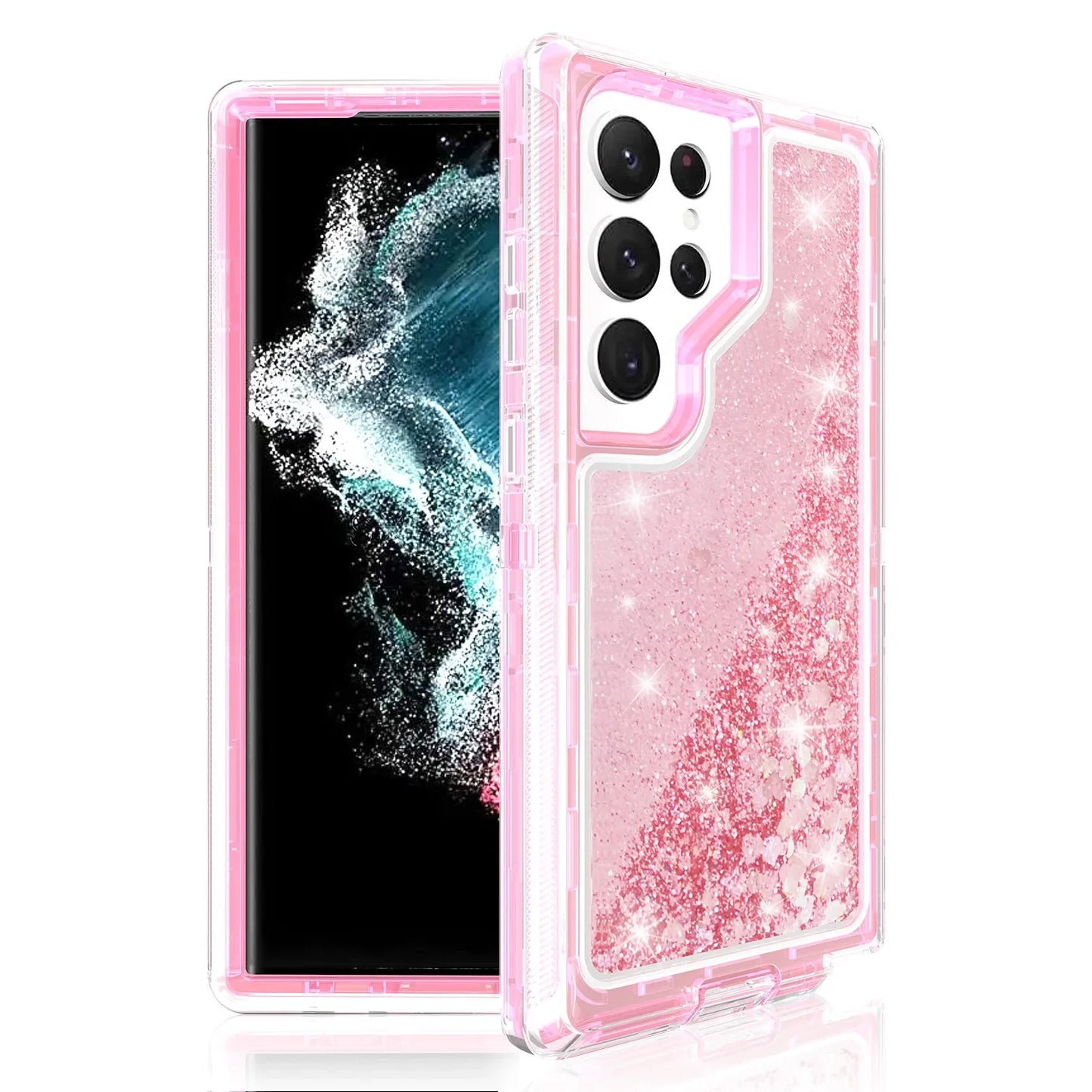 Glitter Quicksand 3 Layer Phone Case