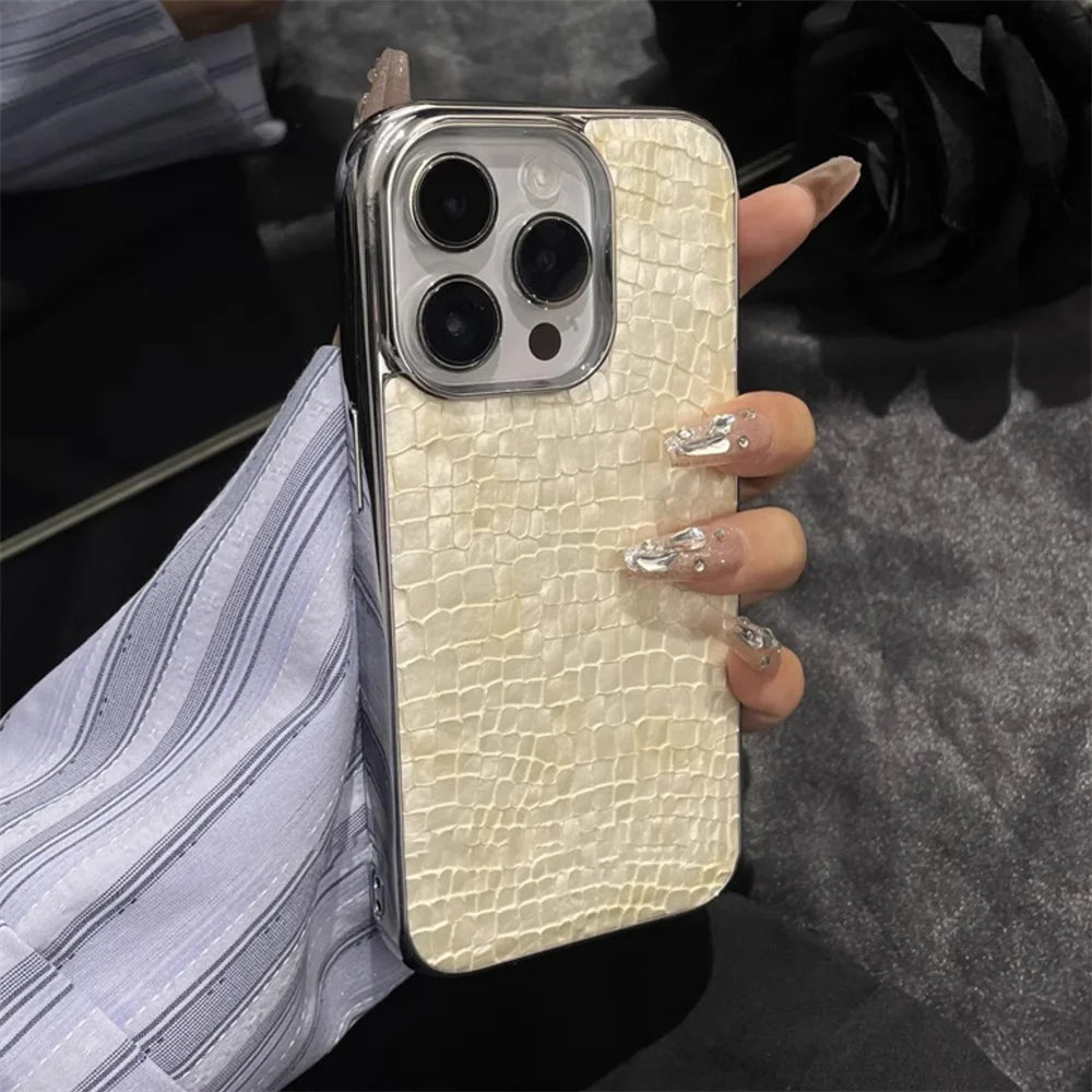 Glossy Crocodile Pattern Case