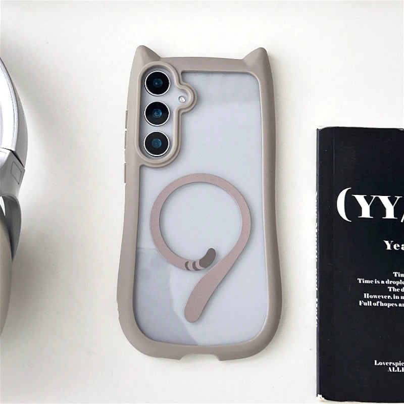 3D Cute Cat Ear Phone Case