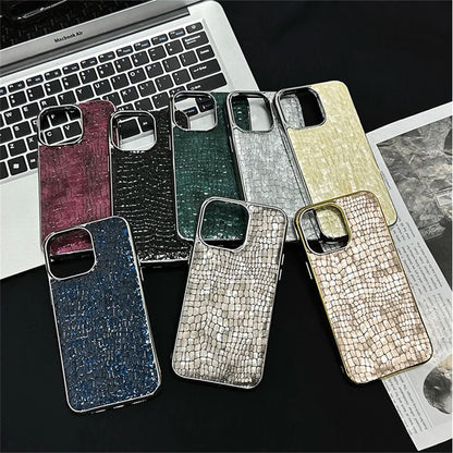 Glossy Crocodile Pattern Case