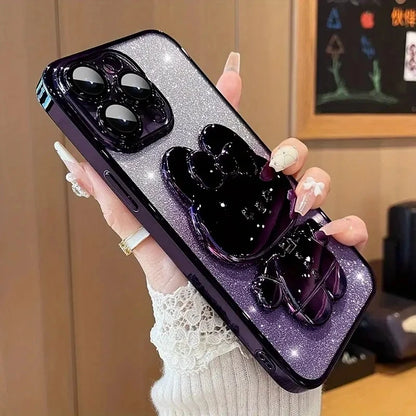 Gradient Kitty Kickstand Phone Cover