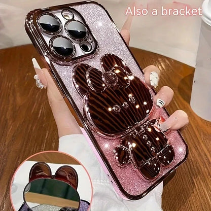 Gradient Kitty Kickstand Phone Cover