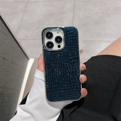Glossy Crocodile Pattern Case