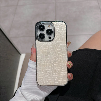 Glossy Crocodile Pattern Case