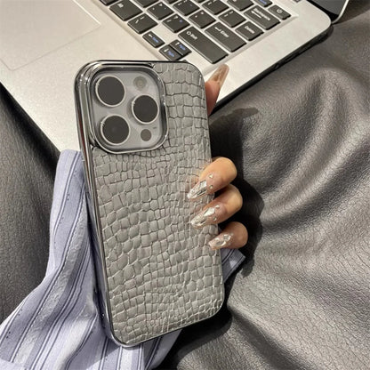 Glossy Crocodile Pattern Case