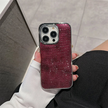 Glossy Crocodile Pattern Case