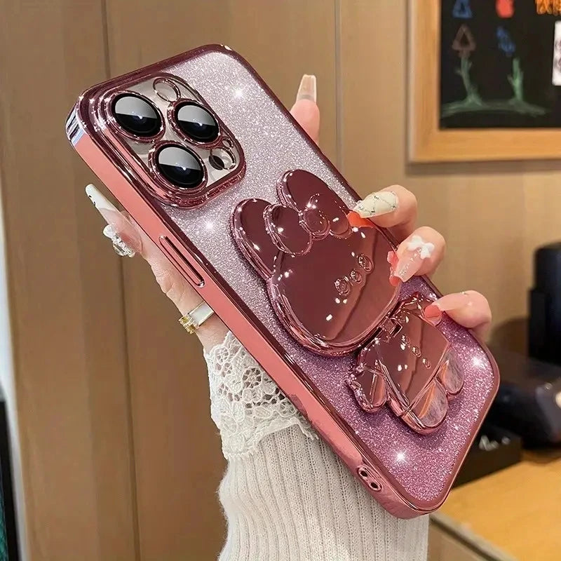 Gradient Kitty Kickstand Phone Cover