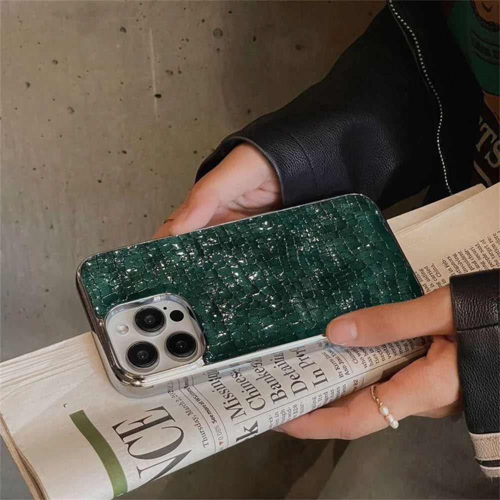 Glossy Crocodile Pattern Case