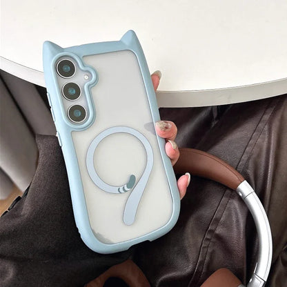3D Cute Cat Ear Phone Case